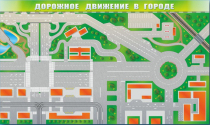 Доска магнитно-маркерная панорамная "Дорожное движение в городе" - «globural.ru» - Пенза
