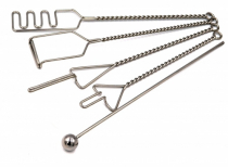 Комплект "Постановочные зонды на витых ручках с колечком (с металлическим шариком)" 5 штук - «globural.ru» - Пенза