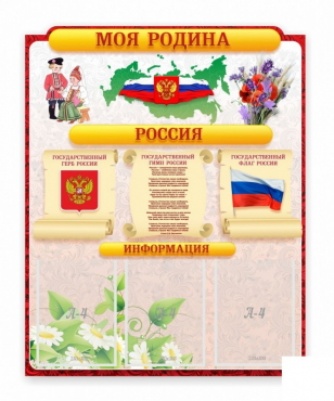 Стенд "Наша родина Россия" - «globural.ru» - Пенза