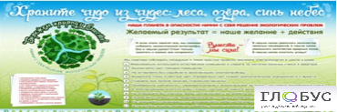 Стенд "Бережем природу вместе" - «globural.ru» - Пенза