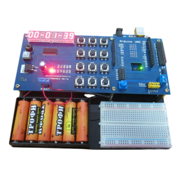 Набор для быстрого прототипирования электронных устройств на основе микроконтроллерной платформы "Макрошилд MS1-16 KV" - «globural.ru» - Пенза