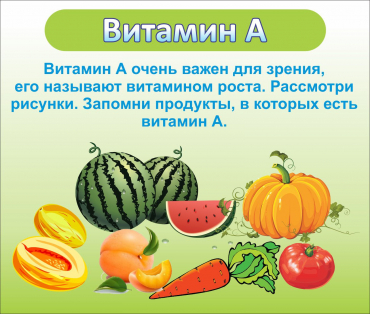 Стенд "Витамин А" - «globural.ru» - Пенза