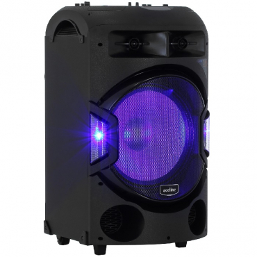 Переносная мобильная акустическая система с возможностью подключения микрофона и проигрывания аудиофайлов с флеш-накопителя мощностью не менее 250 Вт - «globural.ru» - Пенза